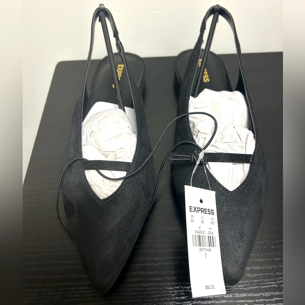 NWT Express Suede Flats